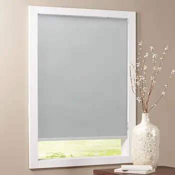 100% Blackout Thermal Insulated, Waterproof Fabric Window Roller Shades Blind, Custom Blinds,Easy to Install (Grey)
100% Blackout Thermal Insulated, Waterproof Fabric Window Roller Shades Blind, Custom Blinds,Easy to Install (Grey)