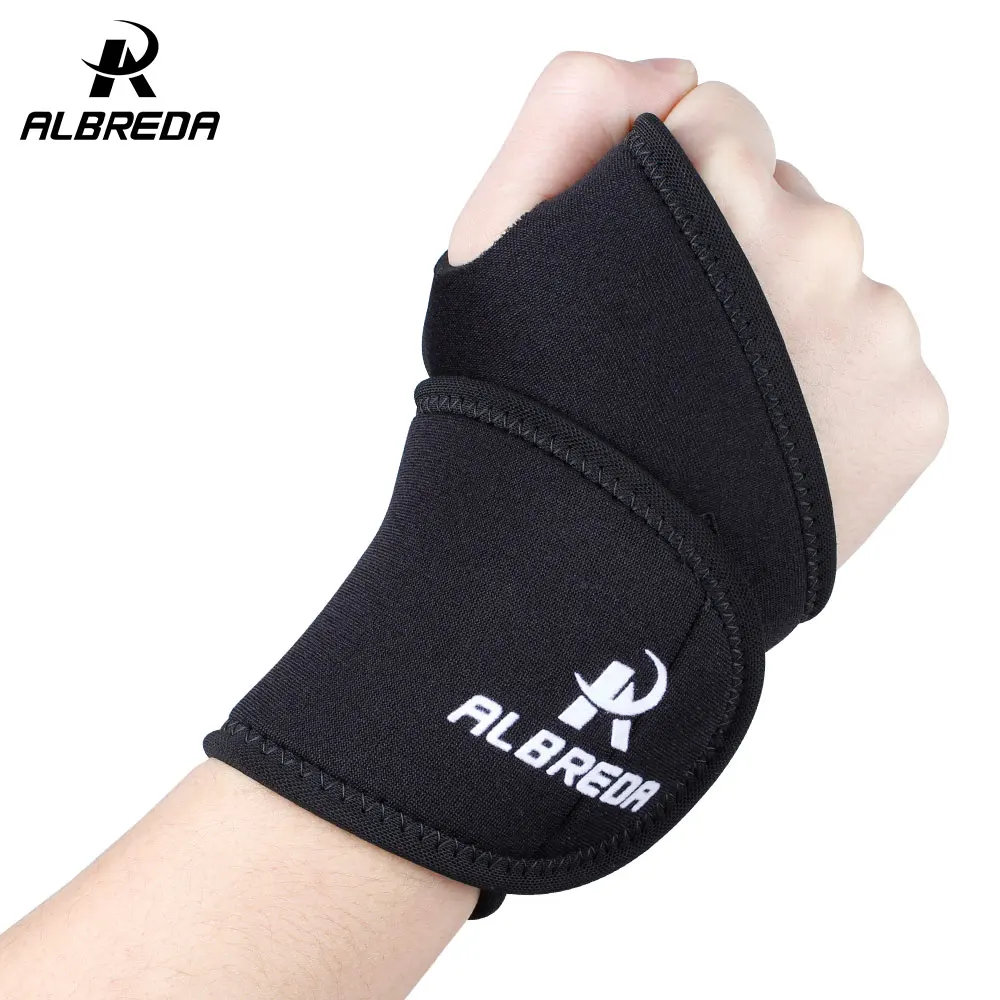ALBREDA 1PC Thumb buckle Sports GYM Wristband Fitness Powerlifting Tennis Elastic Wrist Wraps Breathable Sweatband sport safety
ALBREDA 1PC Thumb buckle Sports GYM Wristband Fitness Powerlifting Tennis Elastic Wrist Wraps Breathable Sweatband sport safety
