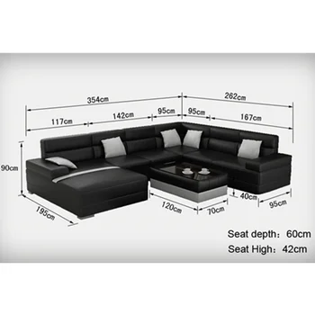 Sectional recliner luxury leather couches french simple style couch set