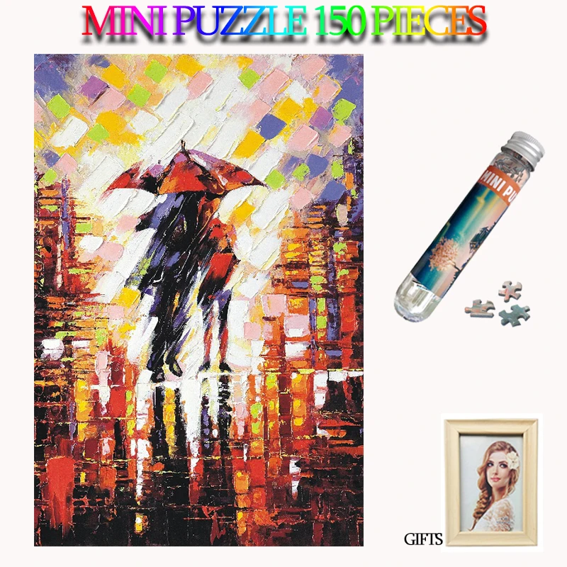 MOMEMO Romantic Rainy Night Jigsaw Puzzles 150 Pieces Paper Mini Adults Tube Puzzle Kids Teens Adults Brain Teaser Assemble Toys
MOMEMO Romantic Rainy Night Jigsaw Puzzles 150 Pieces Paper Mini Adults Tube Puzzle Kids Teens Adults Brain Teaser Assemble Toys