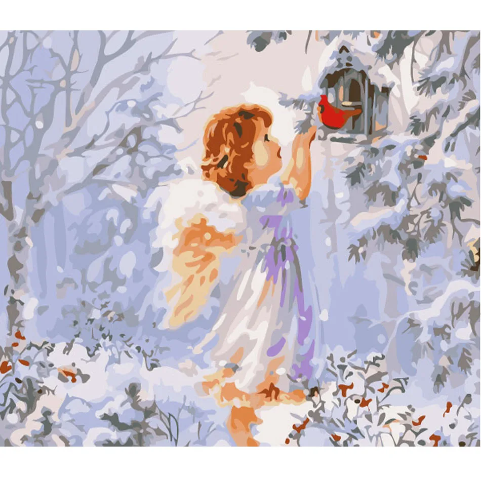 WONZOM Little Angel Girl Paint By Numbers Oil Painting On Canvas With Frame Home Decor Wall Art For Living Room Acrylic Paint
WONZOM Little Angel Girl Paint By Numbers Oil Painting On Canvas With Frame Home Decor Wall Art For Living Room Acrylic Paint