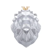 Ornement climatisation 3D tête de Lion évent diffuseur pratique parfum huile essentielle aromathérapie décoration de voiture(China)