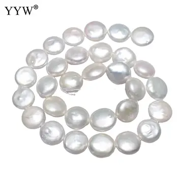 Cultured Potato Freshwater Pearl Beads Flat Round Natural White 12-14mm Approx 0.8mm Sold Per Approx 16.1 Inch Strand
Cultured Potato Freshwater Pearl Beads Flat Round Natural White 12-14mm Approx 0.8mm Sold Per Approx 16.1 Inch Strand