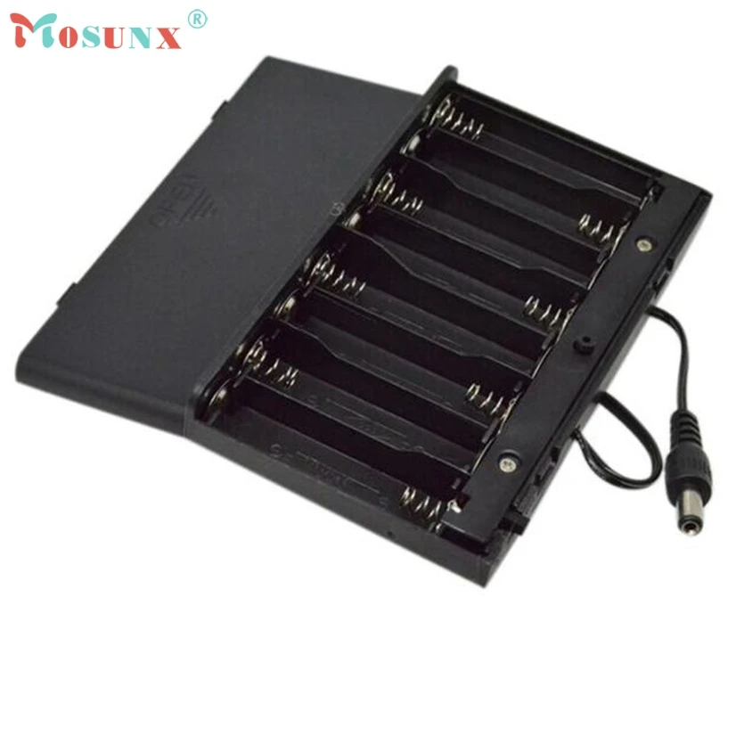 Mosunx Hot Selling New DIY 12V 8 x AA Battery Holder Case Box With Leads Switch Mar3 Drop Shipping
Mosunx Hot Selling New DIY 12V 8 x AA Battery Holder Case Box With Leads Switch Mar3 Drop Shipping