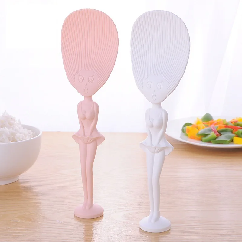 1PC Creative Meal Spoon Non Sticky Vertical Stand Rice Scoop Soup Sauce Ladle Plastic PP Kitchen Tool B
1PC Creative Meal Spoon Non Sticky Vertical Stand Rice Scoop Soup Sauce Ladle Plastic PP Kitchen Tool B