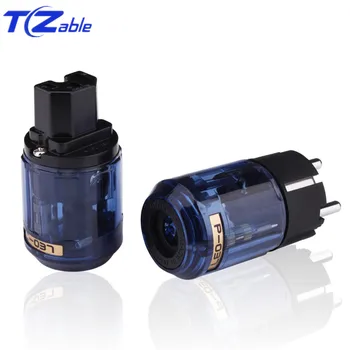 Hifi EUR Power Plug Jack Adapter Rhodium Plated C-037 IEC Plug P-037E Schuko Electric Connector Male Female Speaker Wire Connect
Hifi EUR Power Plug Jack Adapter Rhodium Plated C-037 IEC Plug P-037E Schuko Electric Connector Male Female Speaker Wire Connect