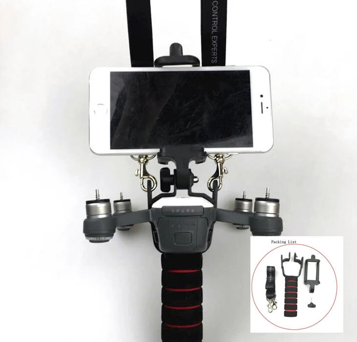 Handheld Gimbal Adapter For DJI Spark Drone Handle Stabilizer Bracket Kit PTZ with Lanyard For Smartphone DIY Spare Parts
Handheld Gimbal Adapter For DJI Spark Drone Handle Stabilizer Bracket Kit PTZ with Lanyard For Smartphone DIY Spare Parts