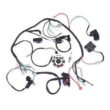 Yfashion Electric Wiring Harness Wire Loom CDI Stator Assembly for ATV QUAD 125CC-250CC
Yfashion Electric Wiring Harness Wire Loom CDI Stator Assembly for ATV QUAD 125CC-250CC