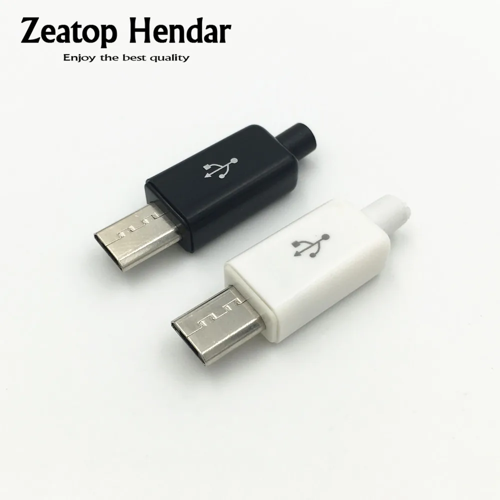 10Pcs Micro USB 5 Pin Male Plug Welded Longer Type USB Tail Charging Socket for Android ect. 4 in 1 DIY Parts
10Pcs Micro USB 5 Pin Male Plug Welded Longer Type USB Tail Charging Socket for Android ect. 4 in 1 DIY Parts