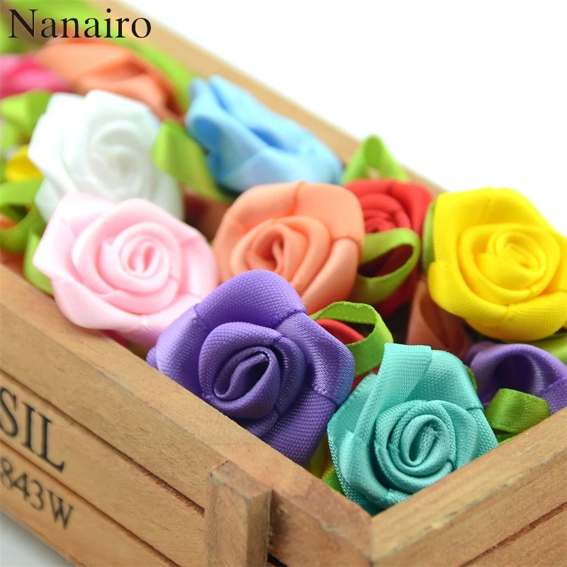 200PCS 3CM Satin Ribbon Rose Flowers Heads Handmade DIY Craft Scrapbooking For Wedding Decoration Cheap Artificial Silk Rosettes
200PCS 3CM Satin Ribbon Rose Flowers Heads Handmade DIY Craft Scrapbooking For Wedding Decoration Cheap Artificial Silk Rosettes