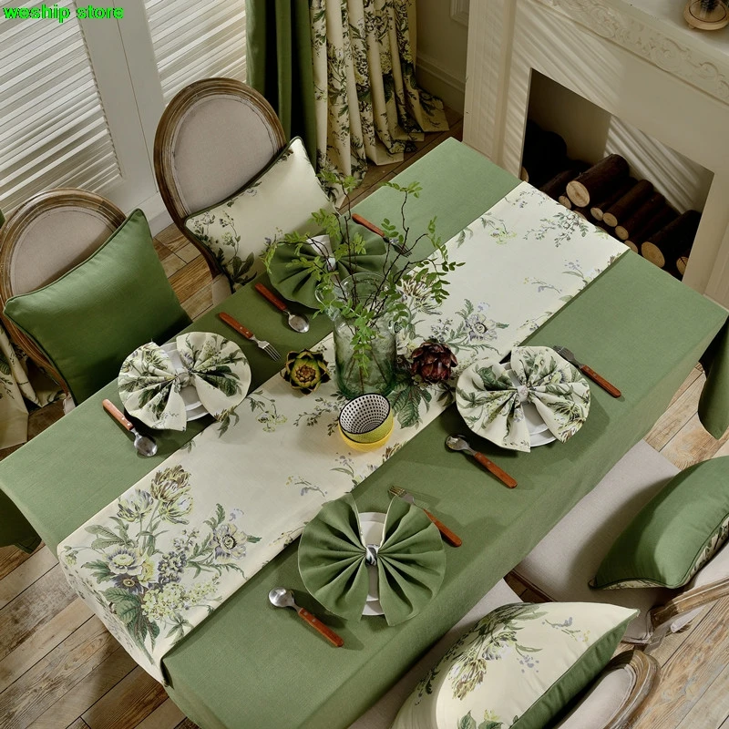 2017 New Fashion Simple American pastoral style Original style Flower patternTable runner Table flag
2017 New Fashion Simple American pastoral style Original style Flower patternTable runner Table flag