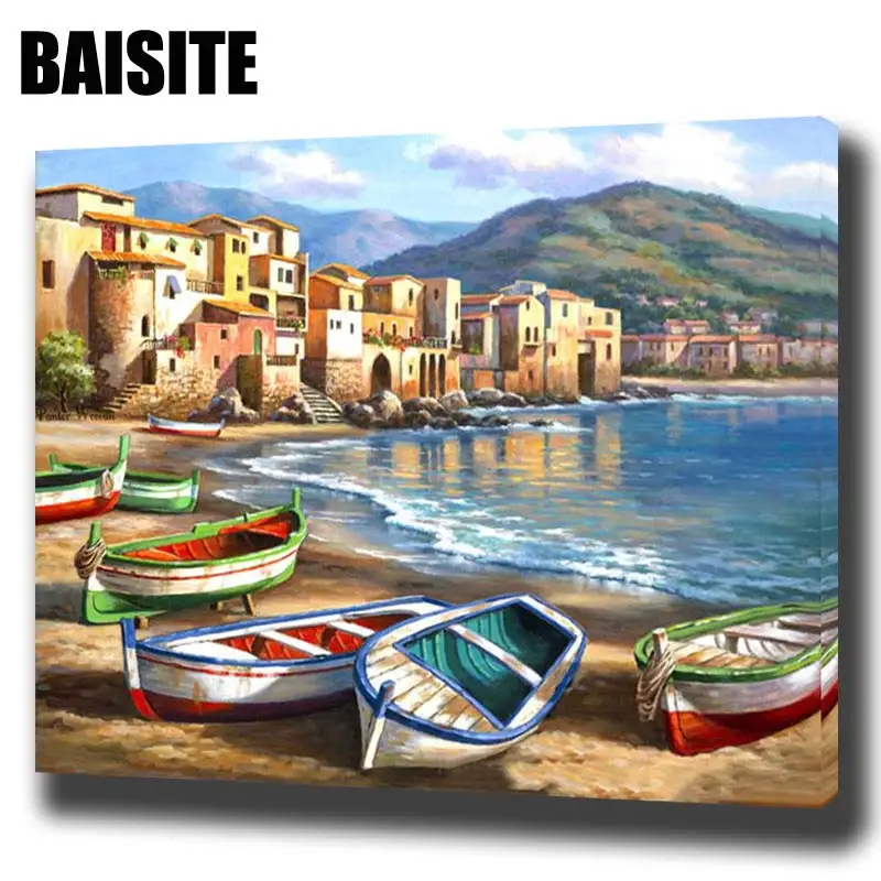 BAISITE DIY Framed Oil Painting By Numbers Landscape Pictures Canvas Painting For Living Room Wall Art Home Decor E725
BAISITE DIY Framed Oil Painting By Numbers Landscape Pictures Canvas Painting For Living Room Wall Art Home Decor E725