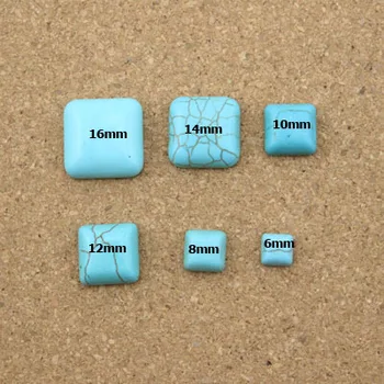 10pcs/lot 6/8/10/12/14/16mm Half Square Blue Created Flatback Cabochons Beads DIY Natural Stone Beads Jewelry Findings Making
10pcs/lot 6/8/10/12/14/16mm Half Square Blue Created Flatback Cabochons Beads DIY Natural Stone Beads Jewelry Findings Making