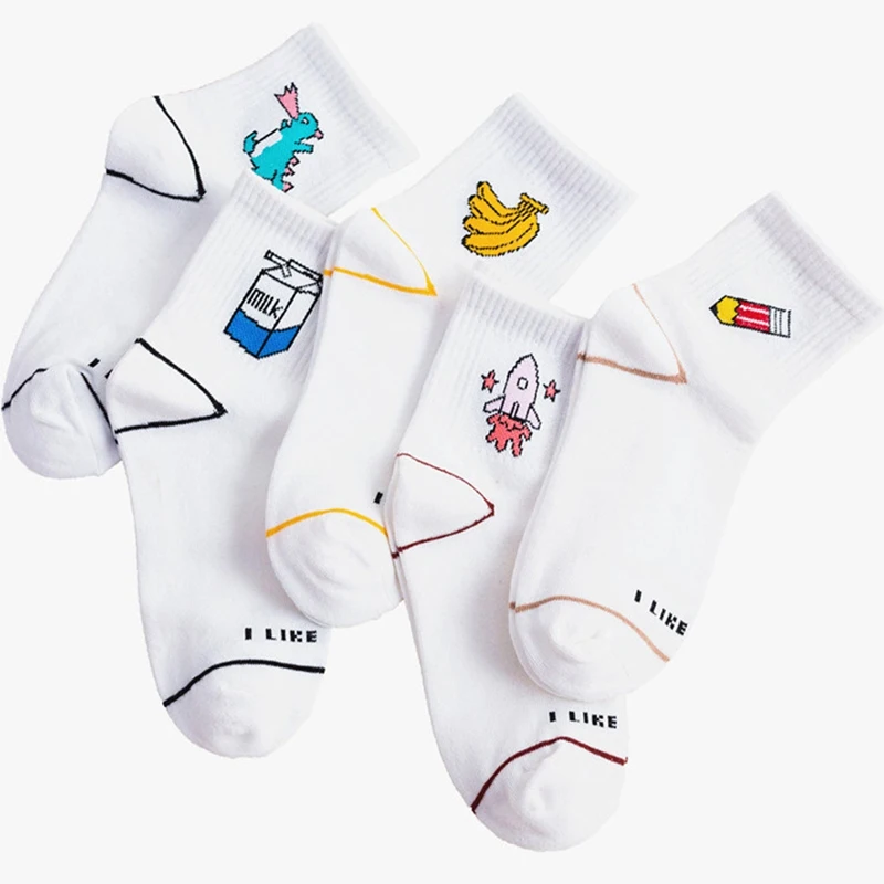 Women's Cartoon Socks Dinosaur Socks Hipster Letter Harajuku Short Cute Short Kawaii Sock Female Casual Funny Socks
Women's Cartoon Socks Dinosaur Socks Hipster Letter Harajuku Short Cute Short Kawaii Sock Female Casual Funny Socks