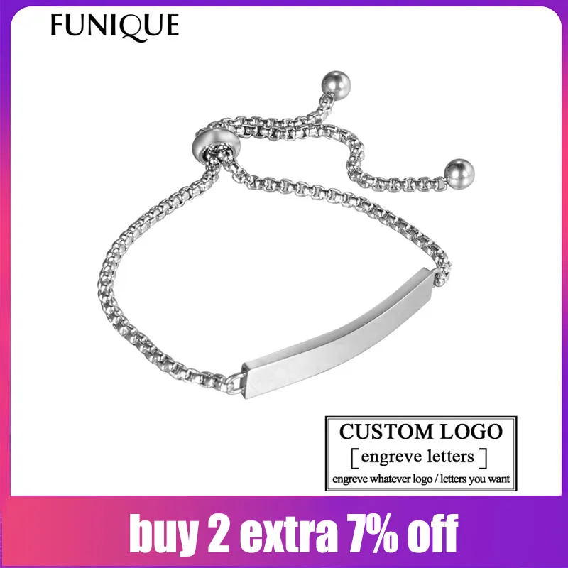 3Ss 1PC Stainless Steel Bracelet Plain DIY Lettering Engraving Rectangle Adjustable Bracelet for Women Silver Tone 18cm+8cm
3Ss 1PC Stainless Steel Bracelet Plain DIY Lettering Engraving Rectangle Adjustable Bracelet for Women Silver Tone 18cm+8cm