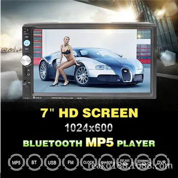 Bluetooth Car MP5 Multimedia player HD 7" Touch Screen Autoradio 2 din Car radio Stereo Recorder USB TF FM Backup Video Radio
Bluetooth Car MP5 Multimedia player HD 7" Touch Screen Autoradio 2 din Car radio Stereo Recorder USB TF FM Backup Video Radio