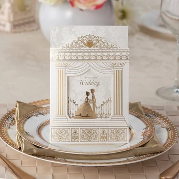 25 pieces Silver Christ wedding invitation cards Gold foiling frame church style Wedding invitation Cards 
25 pieces Silver Christ wedding invitation cards Gold foiling frame church style Wedding invitation Cards