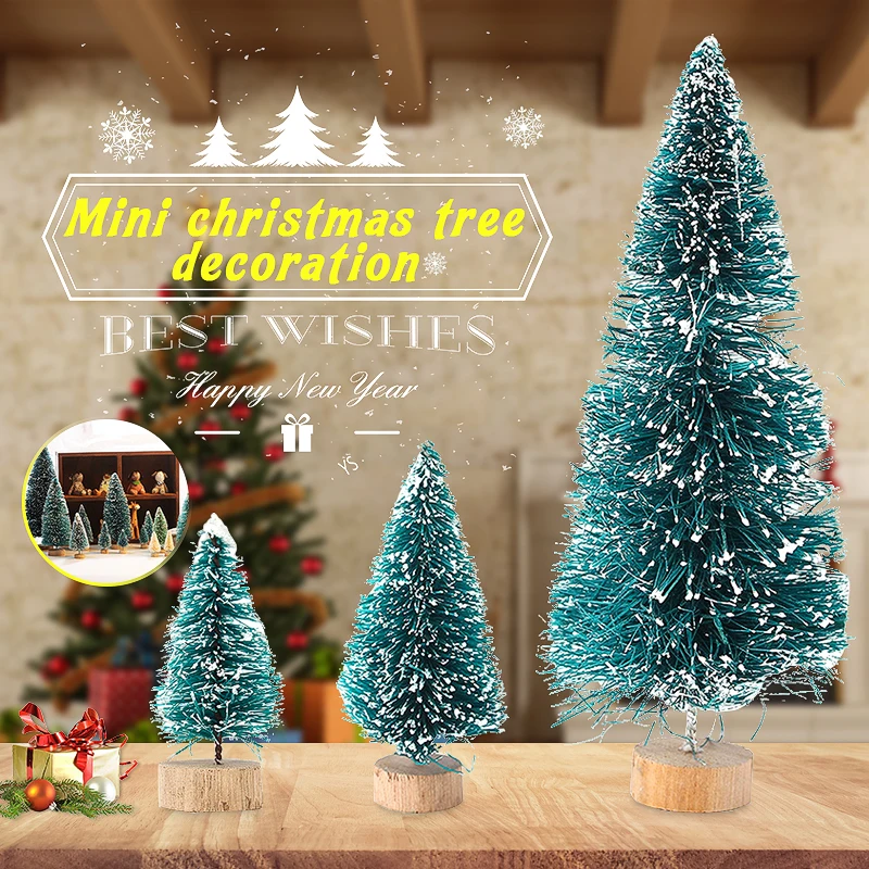 1Pcs Mini Christmas Tree Christmas Decoration Holiday Santa Snow Frost Blue-Green Ornament Gifts 45/65/125mm New Year's Products
1Pcs Mini Christmas Tree Christmas Decoration Holiday Santa Snow Frost Blue-Green Ornament Gifts 45/65/125mm New Year's Products
