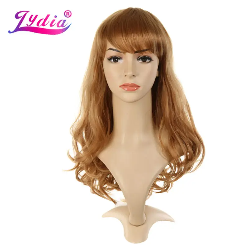 Lydia Dancing Wavy Mixed Color #27/30 Long Synthetic Wigs With Skin Topper Free-Sided Bang Kanekalon Wigs For Women Brown Blonde
Lydia Dancing Wavy Mixed Color #27/30 Long Synthetic Wigs With Skin Topper Free-Sided Bang Kanekalon Wigs For Women Brown Blonde