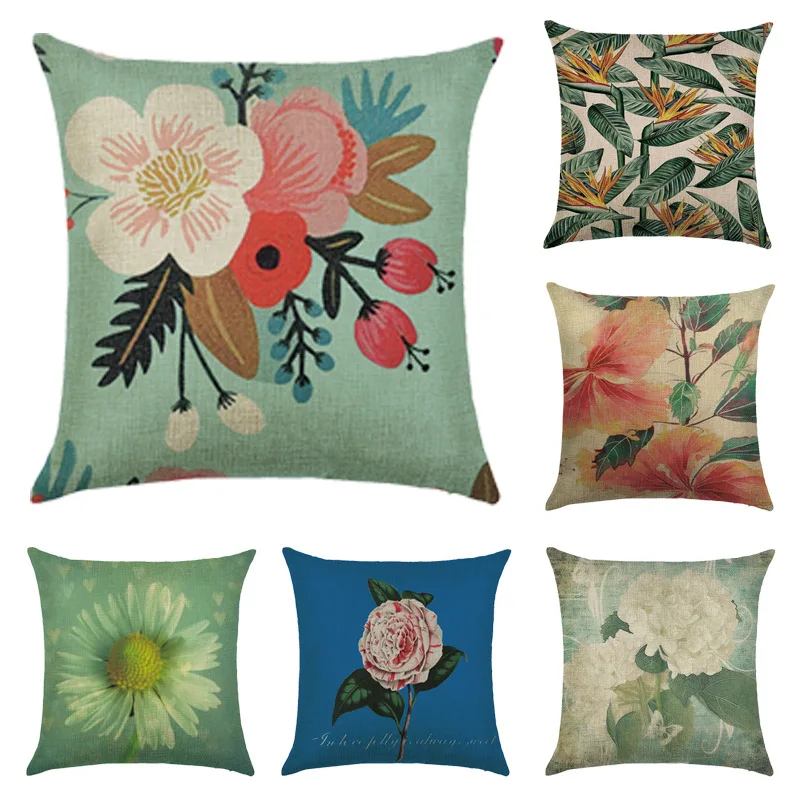 Home Textile Pillow Case Decorative Cushion Cover For Sofa Rose Flowers Pattern Cotton Linen Chairs Car Seat Covers Pillowcases
Home Textile Pillow Case Decorative Cushion Cover For Sofa Rose Flowers Pattern Cotton Linen Chairs Car Seat Covers Pillowcases