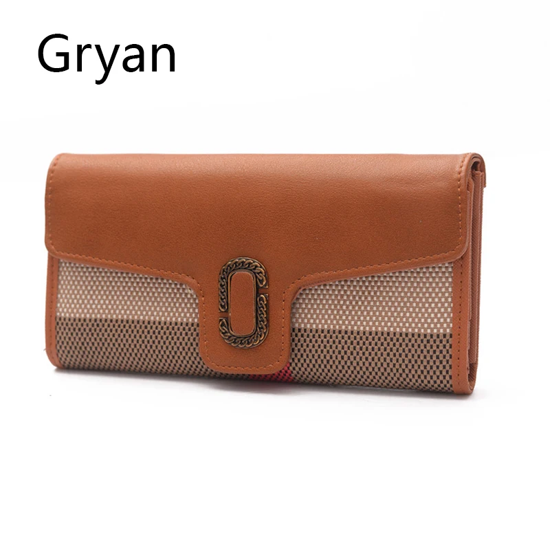Gryan New European and American PU long wallet female hasp simple lattice knitting handbag multi-card phone holder purse 125
Gryan New European and American PU long wallet female hasp simple lattice knitting handbag multi-card phone holder purse 125