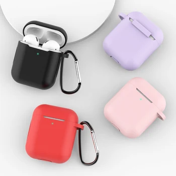 Silicone Cases For Airpods 2nd Wireless Bluetooth Earphone Cover For Apple Airpods 1 Air pods 2 Skin Protector Sleeve with Hook
Silicone Cases For Airpods 2nd Wireless Bluetooth Earphone Cover For Apple Airpods 1 Air pods 2 Skin Protector Sleeve with Hook
