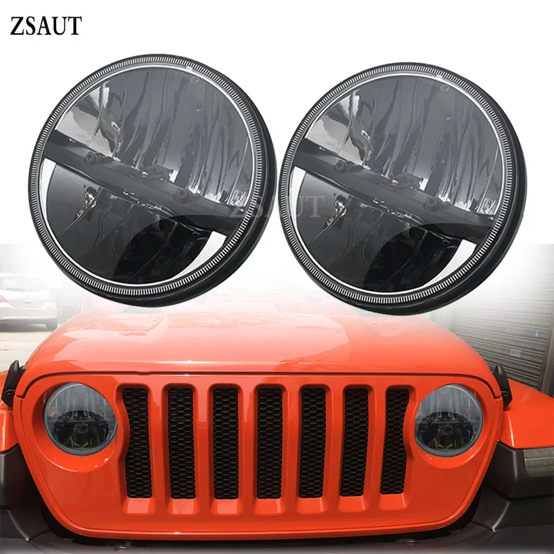 7inch LED headlight for Land Rover Defender 90/110 7" projector headlamp replacement for Jeep wrangler JK LJ TJ CJ
7inch LED headlight for Land Rover Defender 90/110 7" projector headlamp replacement for Jeep wrangler JK LJ TJ CJ