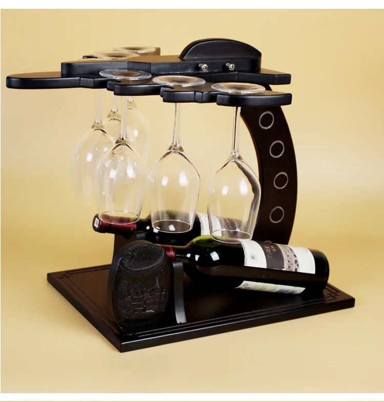 D creative Home Furnishing room decor decoration European wine rack wood wine rack wine cup rack wedding gift
D creative Home Furnishing room decor decoration European wine rack wood wine rack wine cup rack wedding gift