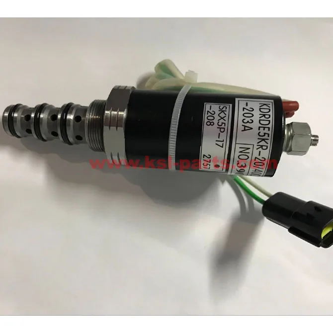 For kobelco excavator SK200-6E Solenoid valve KDRDE5KR-20 40C07-203A 40C07 203A | Автомобили и мотоциклы