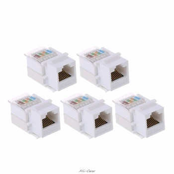 5pcs/set CAT5E UTP Network Module Tool-free RJ45 Connector Information Socket Computer Outlet Cable Adapter FOR AMP
5pcs/set CAT5E UTP Network Module Tool-free RJ45 Connector Information Socket Computer Outlet Cable Adapter FOR AMP