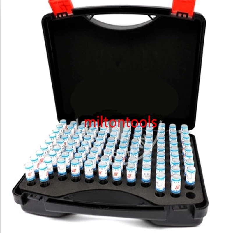 9.00-10.00mm step 0.01mm Steel Pin Gauge Plug Gauge Pin Measuring Tool, 101pcs/box
9.00-10.00mm step 0.01mm Steel Pin Gauge Plug Gauge Pin Measuring Tool, 101pcs/box