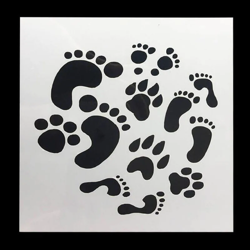 Little Feet Scrapbooking Photo Album Decorative Embossing Paper Cards Making Craft Template Drawing Sheet Stencil Bullet Journal
Little Feet Scrapbooking Photo Album Decorative Embossing Paper Cards Making Craft Template Drawing Sheet Stencil Bullet Journal