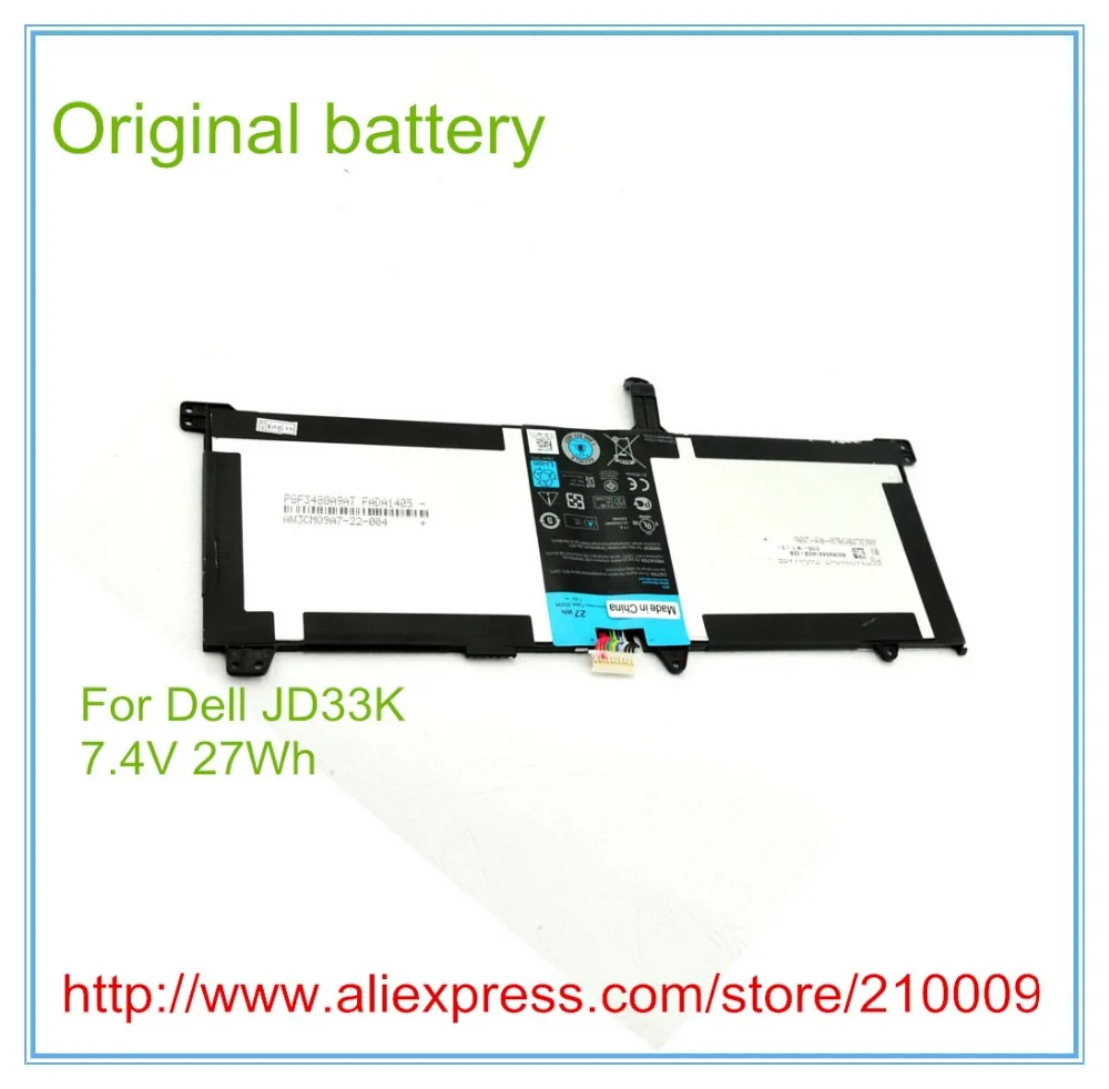 7.4V 27wh original new battery JD33K for XPS 10 10.1 inch Tablet PC JD33K 0FP02G bateria Free shipping
7.4V 27wh original new battery JD33K for XPS 10 10.1 inch Tablet PC JD33K 0FP02G bateria Free shipping