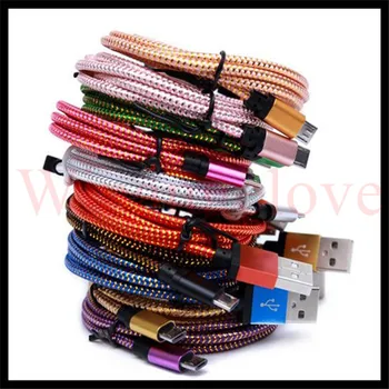 1000pcs/lot 1m 3FT metal Fabric nylon braided 8pin cable Accessory Bundles for iphone 5 5s 6 6s 7 8 for ipad
1000pcs/lot 1m 3FT metal Fabric nylon braided 8pin cable Accessory Bundles for iphone 5 5s 6 6s 7 8 for ipad