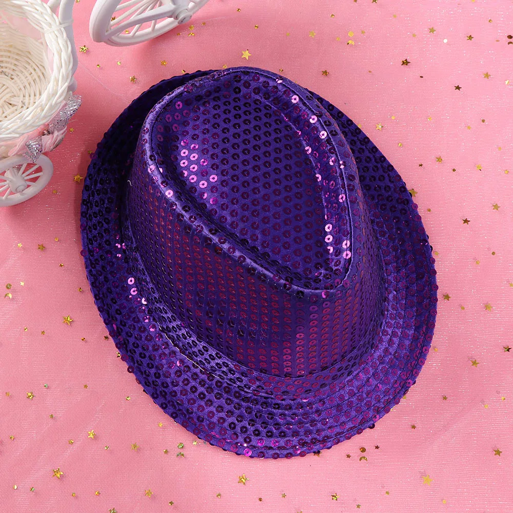Dance Stage Jazz hat Elegant girls Crochet sequins cap 58 cm chapeau Skullies Women Sequined Show Performances hand stitching
Dance Stage Jazz hat Elegant girls Crochet sequins cap 58 cm chapeau Skullies Women Sequined Show Performances hand stitching