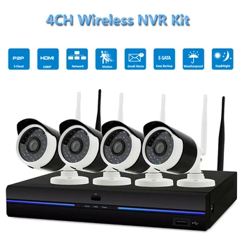 PUAroom 4CH IP Full HD 1080P Wireless Camera night vision with H.264 NVR Door Security Camera System
PUAroom 4CH IP Full HD 1080P Wireless Camera night vision with H.264 NVR Door Security Camera System