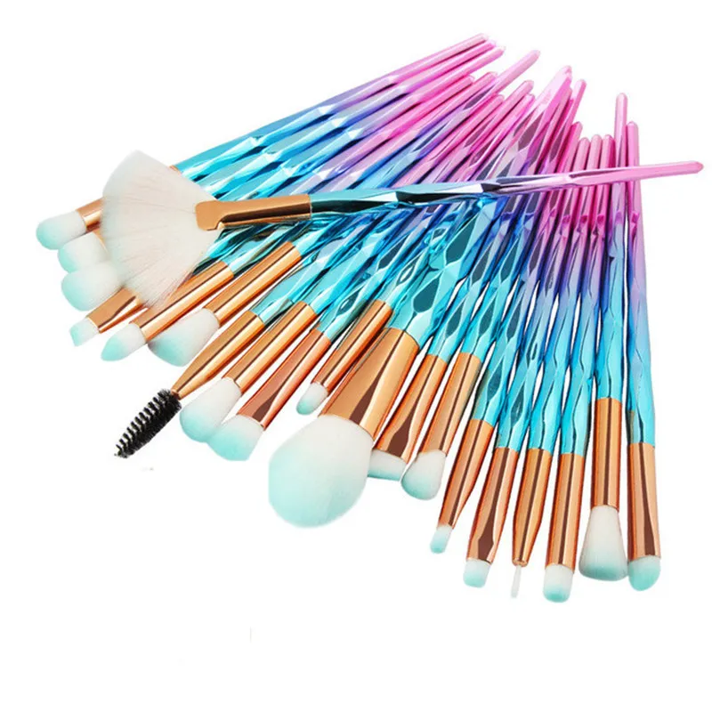 20PCS Makeup Brushes Set Diamond Cosmetic Brush Eye shadow Eyeliner Eyelash Powder Sculpting lip Brush Tools pincel maquiagem
20PCS Makeup Brushes Set Diamond Cosmetic Brush Eye shadow Eyeliner Eyelash Powder Sculpting lip Brush Tools pincel maquiagem