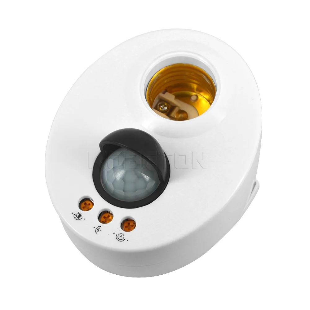 kebidumei 110V 220V E27 LED Bulb Base Infrared IR Sensor Automatic Wall Light Lamp Holder Socket PIR Motion Switch Detector
kebidumei 110V 220V E27 LED Bulb Base Infrared IR Sensor Automatic Wall Light Lamp Holder Socket PIR Motion Switch Detector