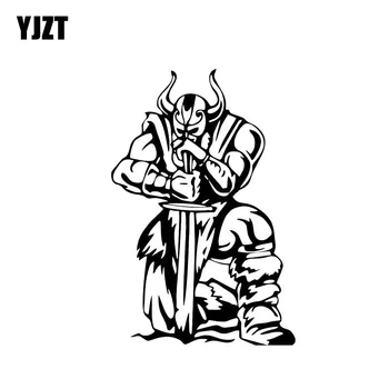 YJZT 9.7*14.5CM Covering The Body Kneel Ready To Attack Viking Warrior Soldier Car Sticker Black/Silver Vinyl C21-0033
YJZT 9.7*14.5CM Covering The Body Kneel Ready To Attack Viking Warrior Soldier Car Sticker Black/Silver Vinyl C21-0033