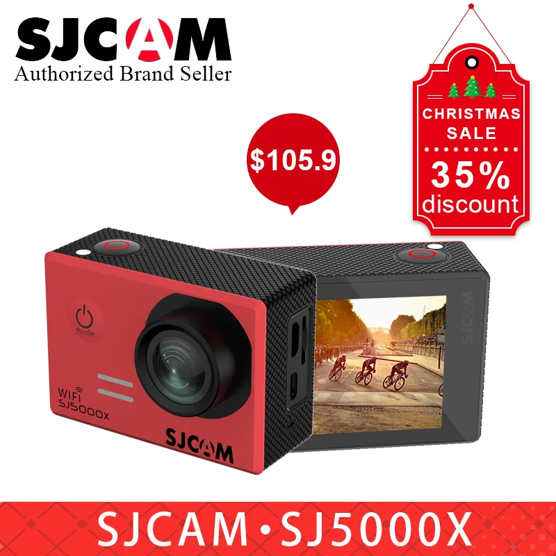 Original SJCAM SJ5000X Elite WiFi 4K 24fps 2K30fps Gyro Sports DV 2.0 LCD Diving 30m Waterproof Action helmet Camera PK sj8 pro
Original SJCAM SJ5000X Elite WiFi 4K 24fps 2K30fps Gyro Sports DV 2.0 LCD Diving 30m Waterproof Action helmet Camera PK sj8 pro