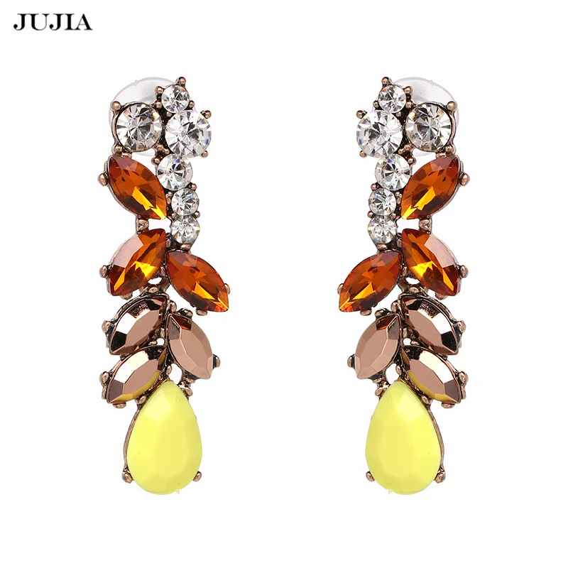 JUJIA Summer Women Jewelry Accessories New Fashion Luxury Crystal Stud Earrings Long Earring Bijoux
JUJIA Summer Women Jewelry Accessories New Fashion Luxury Crystal Stud Earrings Long Earring Bijoux