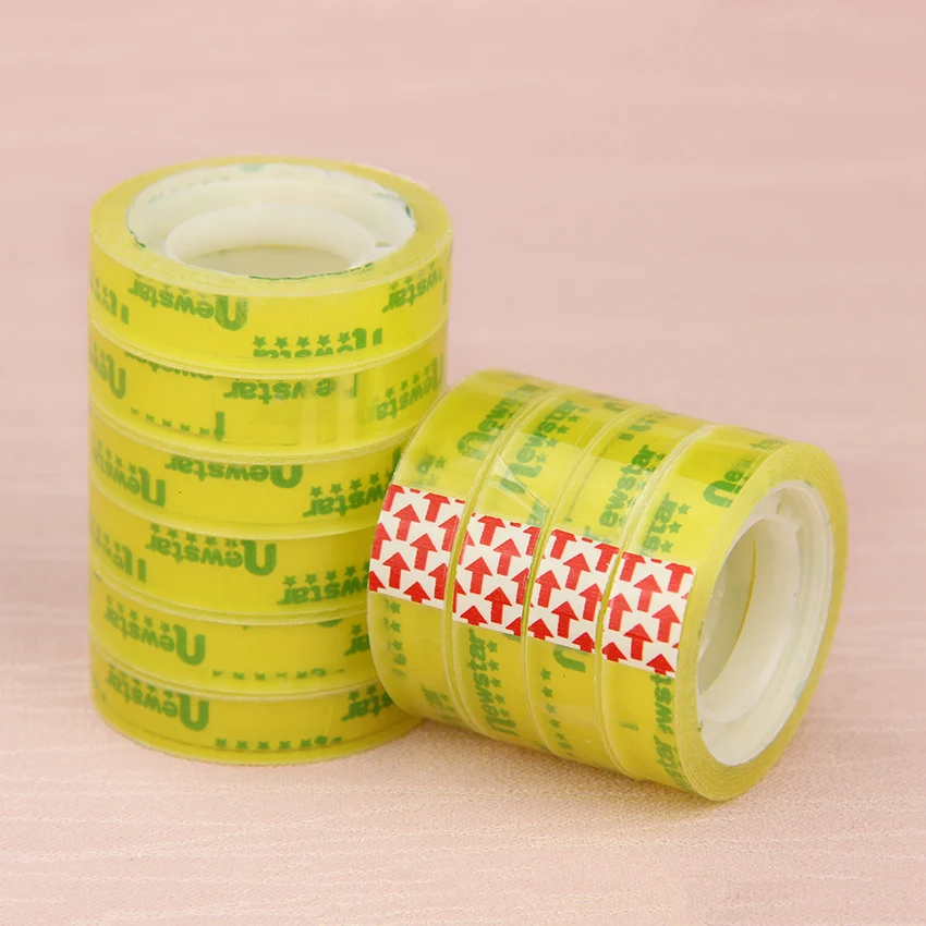 12PCS/lot 10mm * 15m DIY Transparent Adhesive Tape School Office Supply Escolar Papelaria 
12PCS/lot 10mm * 15m DIY Transparent Adhesive Tape School Office Supply Escolar Papelaria