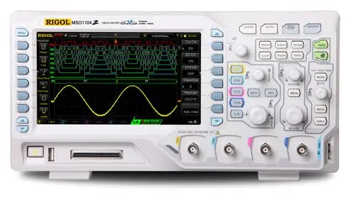 RIGOL MSO1104Z 100MHz Mixed Signal Oscilloscope 4 analog channels 100MHz bandwidth
RIGOL MSO1104Z 100MHz Mixed Signal Oscilloscope 4 analog channels 100MHz bandwidth