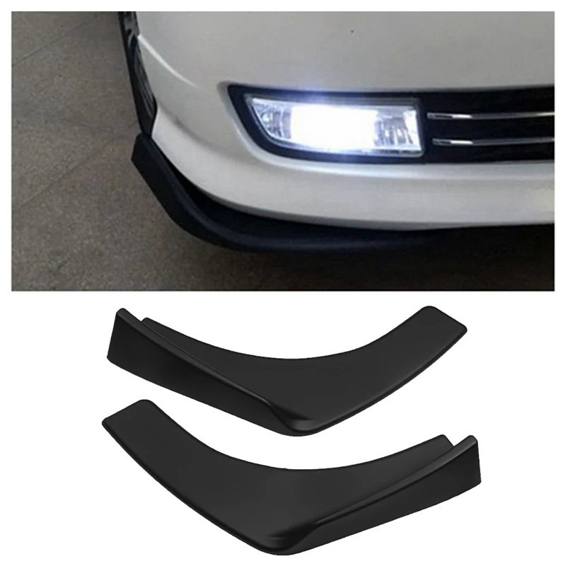 2Pcs/Set Black ABS Fit Front Bumper Lip Splitter Fin Air Knife Auto Body Kit Car Spoiler Accessory
2Pcs/Set Black ABS Fit Front Bumper Lip Splitter Fin Air Knife Auto Body Kit Car Spoiler Accessory