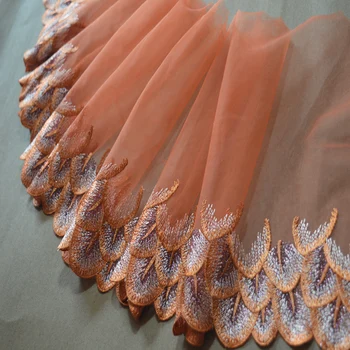 20CM(2yds/lot)orange gauze sliver Feathery floral embroidery Hight quality lace fabrics embroidered lace17112501
20CM(2yds/lot)orange gauze sliver Feathery floral embroidery Hight quality lace fabrics embroidered lace17112501