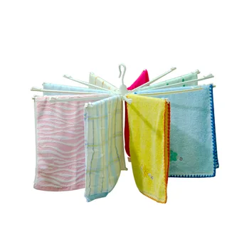 Foldable towel rack baby cloth drying rack anti-slip White PP plastic material with hooks storage rack DQ1003
Foldable towel rack baby cloth drying rack anti-slip White PP plastic material with hooks storage rack DQ1003