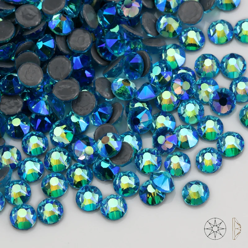 QIAO aquamarine AB 8 big + 8 small New Faceted Cut Facets Hot Back Gem Iron On Hotfix Garment Style Rhinestone,1440pcs/bag
QIAO aquamarine AB 8 big + 8 small New Faceted Cut Facets Hot Back Gem Iron On Hotfix Garment Style Rhinestone,1440pcs/bag