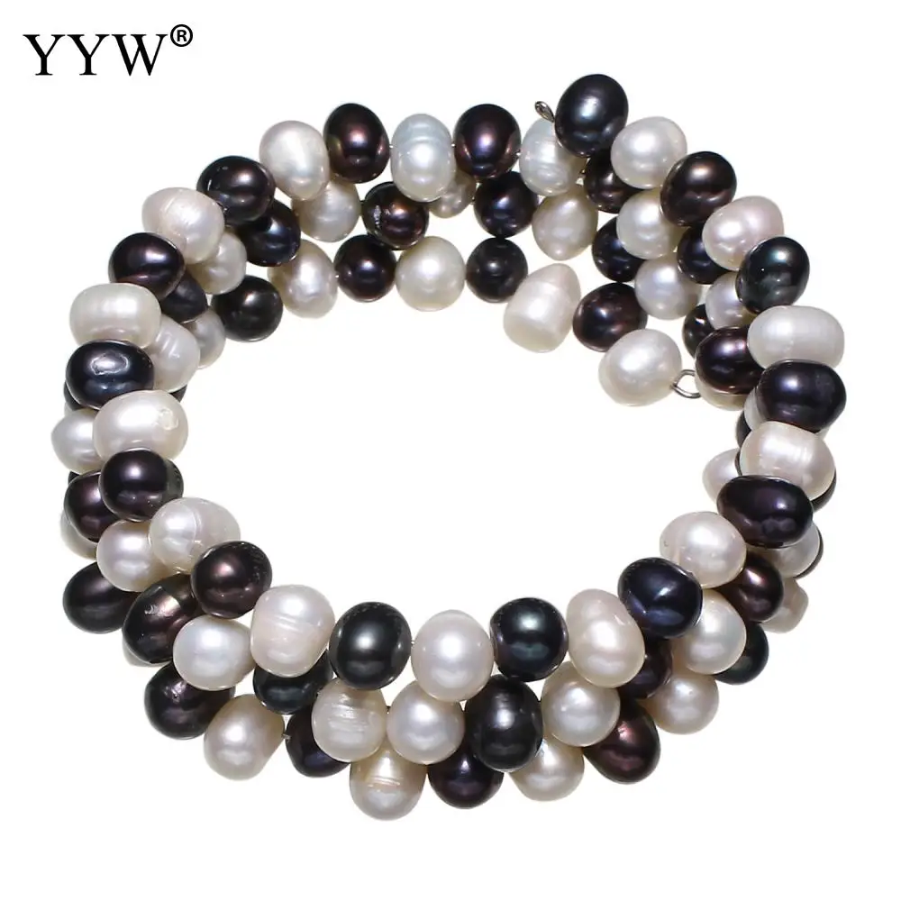 21.5 Inch Freshwater Cultured Pearl Bracelet Black White Pearl Long Fashion Bracelet Bangle Elegant Woman Party Weeding Gift
21.5 Inch Freshwater Cultured Pearl Bracelet Black White Pearl Long Fashion Bracelet Bangle Elegant Woman Party Weeding Gift