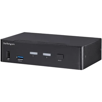 StarTech.com 2-Port DisplayPort KVM Switch - 4K 60Hz, 3840 x 2160 pixels, 4K Ultra HD, 18 W, Black
StarTech.com 2-Port DisplayPort KVM Switch - 4K 60Hz, 3840 x 2160 pixels, 4K Ultra HD, 18 W, Black