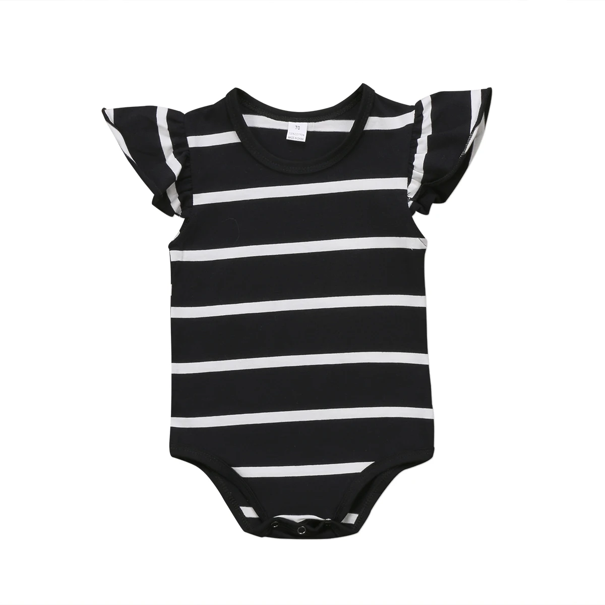 Brand New Cute Baby Girls Clothes 0-18M Infant Baby Girls Romper Short Ruffle Sleeve Jumpsuit Girls Striped Cotton Clothing
Brand New Cute Baby Girls Clothes 0-18M Infant Baby Girls Romper Short Ruffle Sleeve Jumpsuit Girls Striped Cotton Clothing